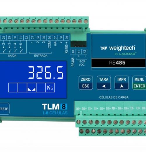 Transmissor de Pesagem LAUMAS- TLM8 RS485