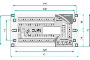 Transmissor de Pesagem LAUMAS - CLM8